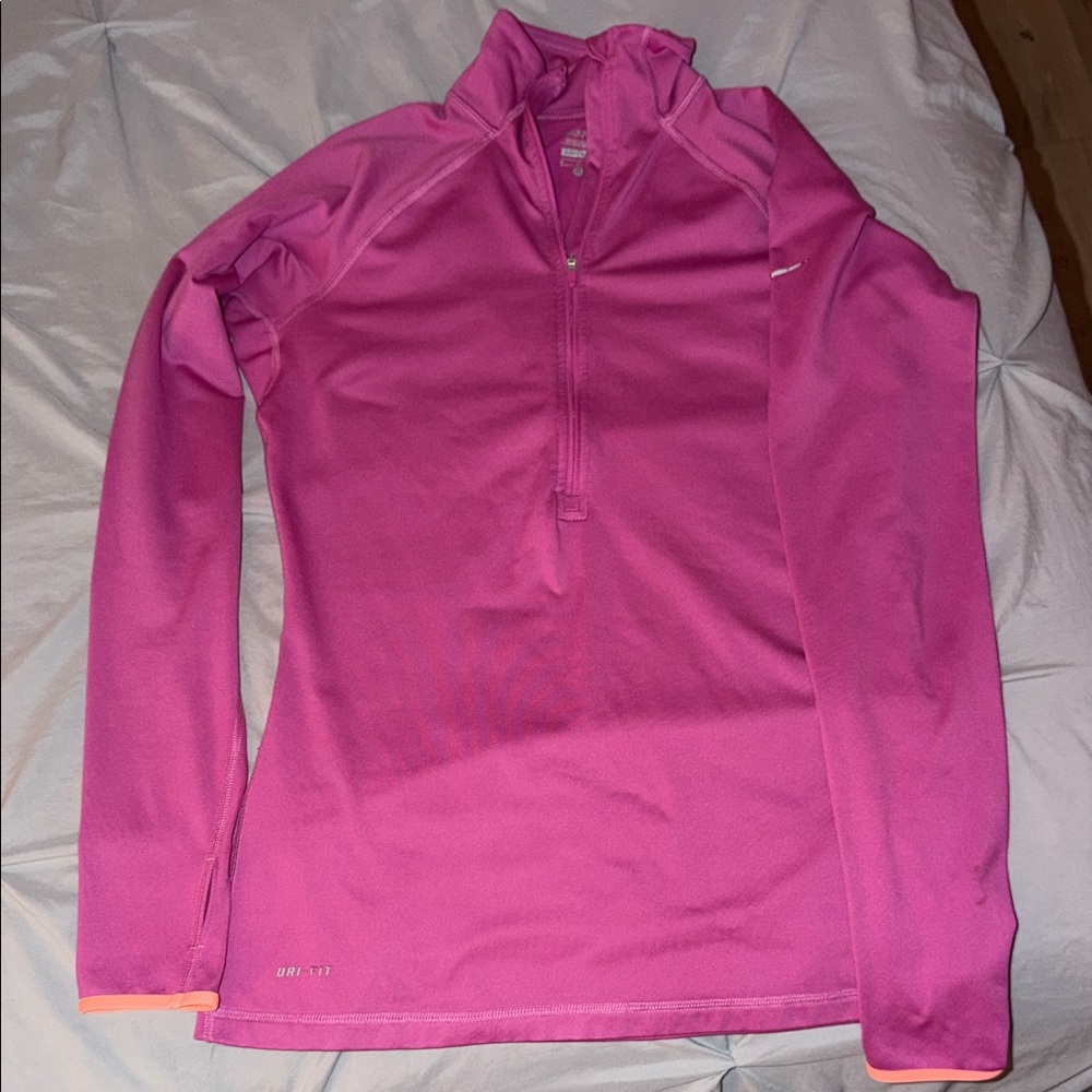 Nike Fuchsia Half-Zip Pullover